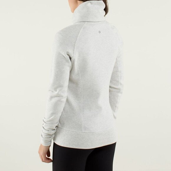 Lululemon Calm & Cozy Jacket - 6 Heathered White - Picture 2 of 10